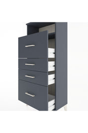 Hyperion Dolap Tek Raflı 4 Çekmeceli 60x44x134 - S50M036V5B