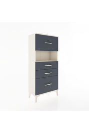 Hyperion Dolap Tek Raflı 4 Çekmeceli 60x44x134 - S50M037V2B