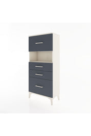 Hyperion Dolap Tek Raflı 4 Çekmeceli 60x44x134 - S50M037V2B