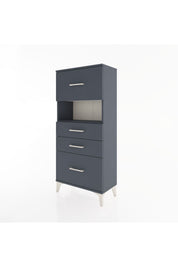 Hyperion Dolap Tek Raflı 4 Çekmeceli 60x44x134 - S50M037V5B