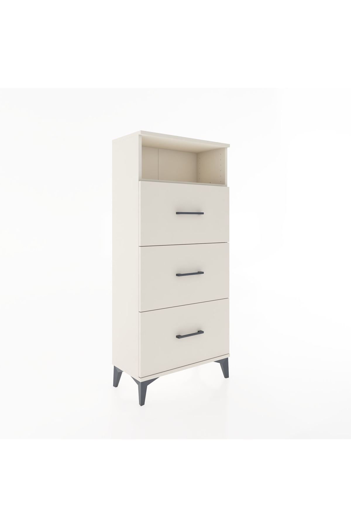 Hyperion Dolap Tek Raflı 3 Çekmeceli 60x44x134 - S50M038V1B