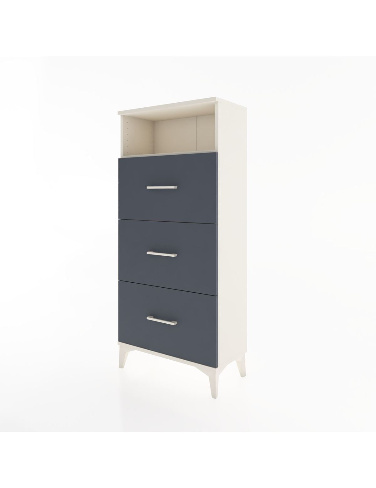 Hyperion Dolap Tek Raflı 3 Çekmeceli 60x44x134 - S50M038V2B