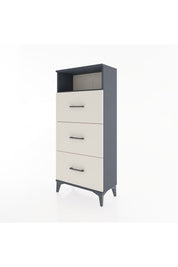 Hyperion Dolap Tek Raflı 3 Çekmeceli 60x44x134 - S50M038V4B
