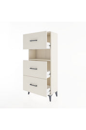 Hyperion Dolap Tek Raflı 3 Çekmeceli 60x44x134 - S50M039V1B