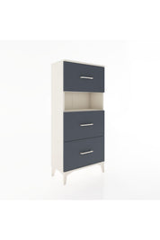 Hyperion Dolap Tek Raflı 3 Çekmeceli 60x44x134 - S50M039V2B