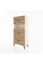 Hyperion Dolap Tek Raflı 3 Çekmeceli 60x44x134 - S50M039V3B