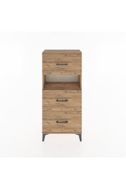 Hyperion Dolap Tek Raflı 3 Çekmeceli 60x44x134 - S50M039V9B
