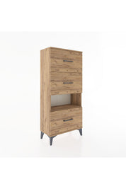 Hyperion Dolap Tek Raflı 3 Çekmeceli 60x44x134 - S50M040V9B