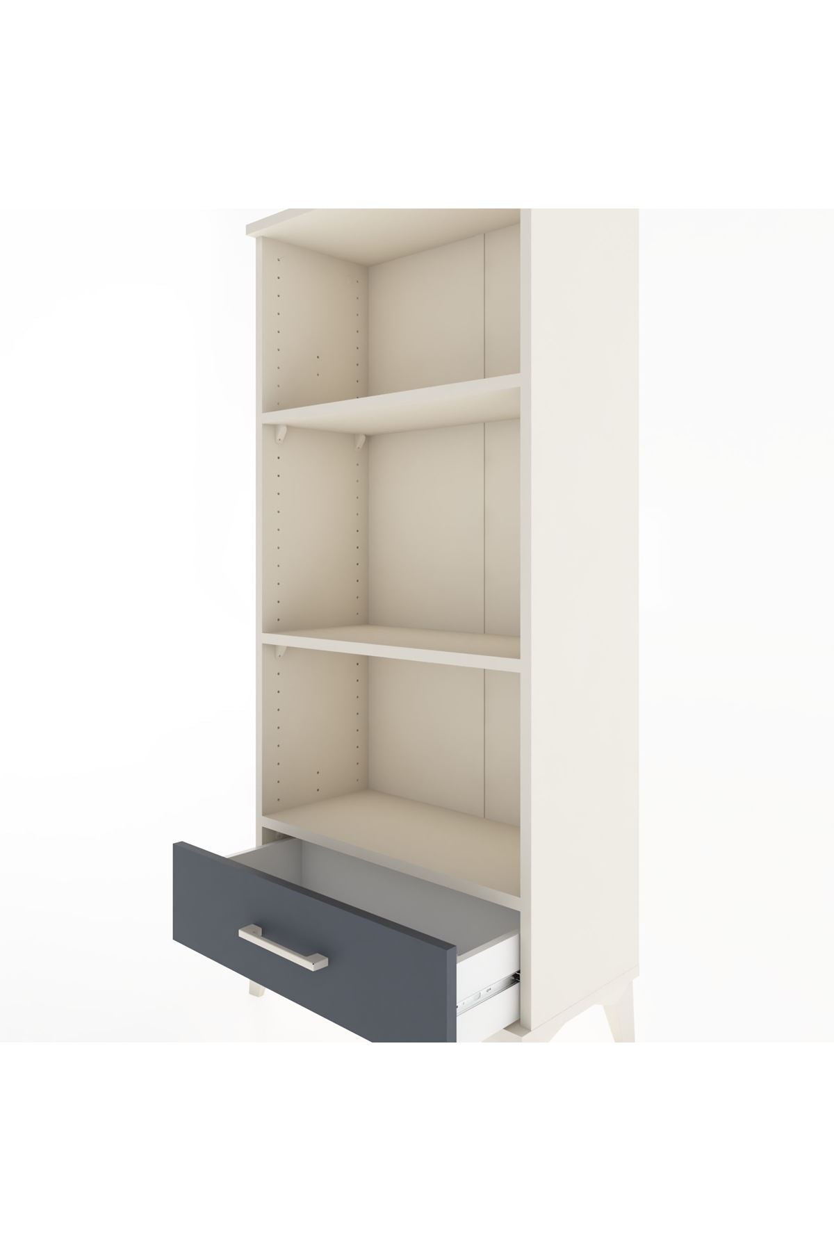 Hyperion Dolap 3 Raflı Tek Çekmeceli 60x44x134 - S50M042V2B