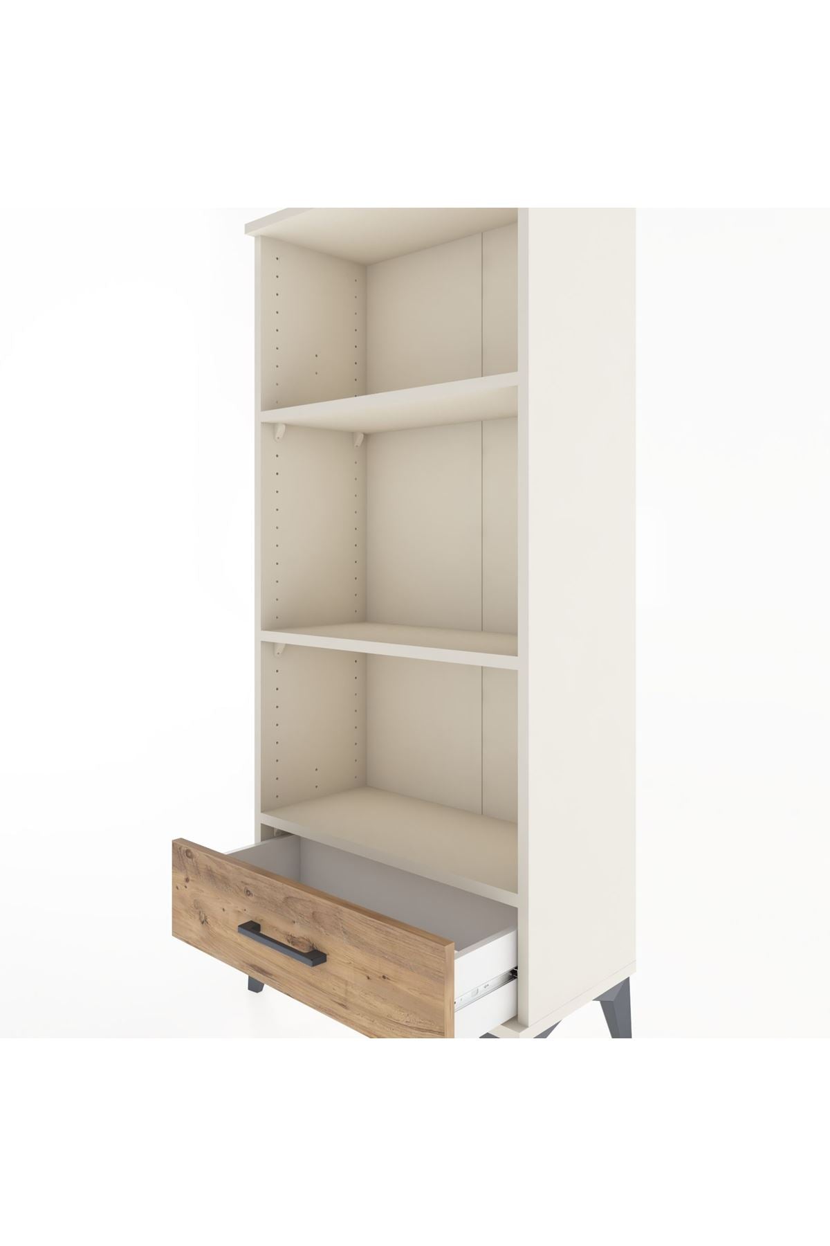 Hyperion Dolap 3 Raflı Tek Çekmeceli 60x44x134 - S50M042V3B
