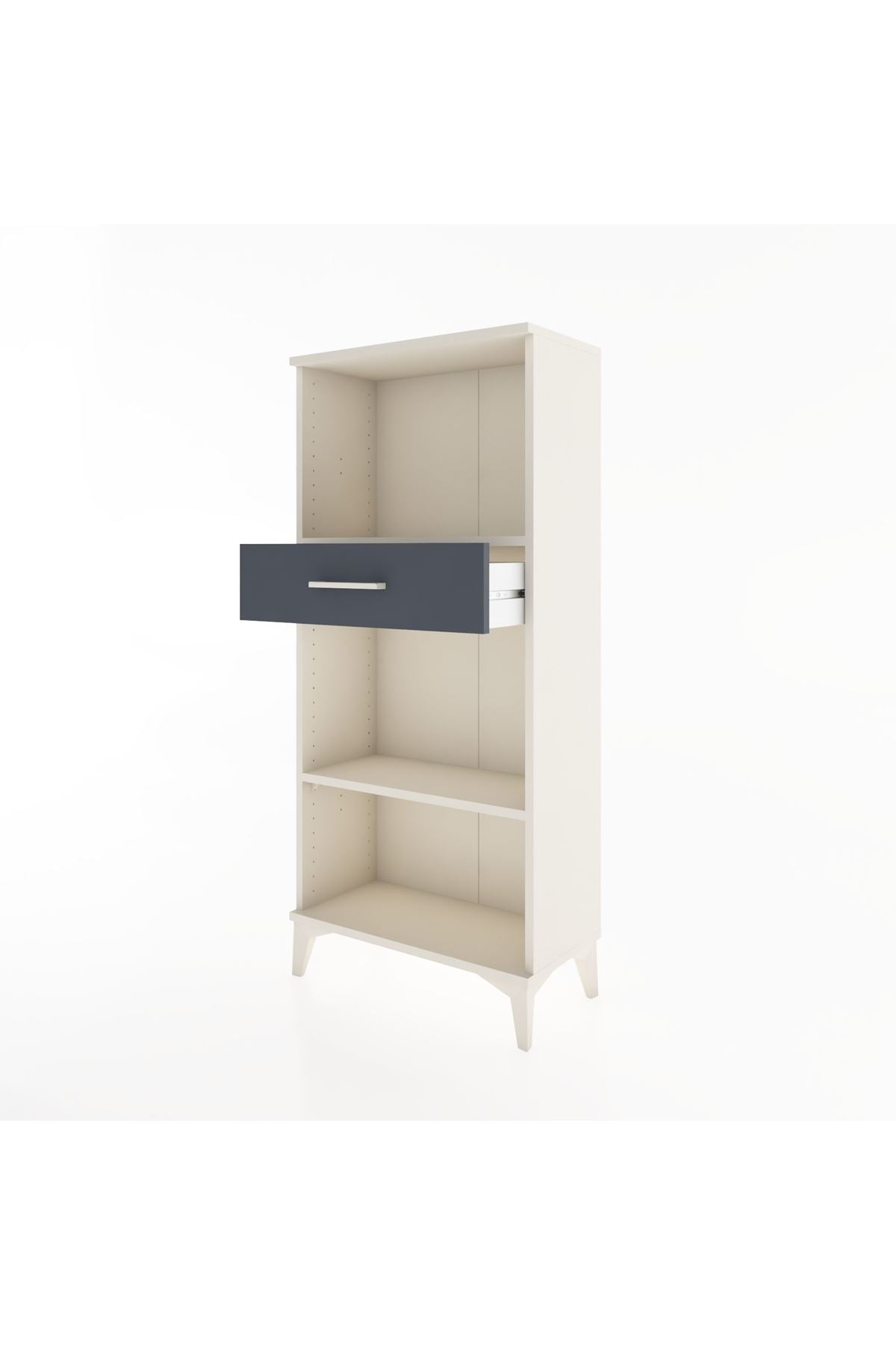 Hyperion Dolap 2 Raflı Tek Çekmeceli 60x44x134 - S50M044V2B