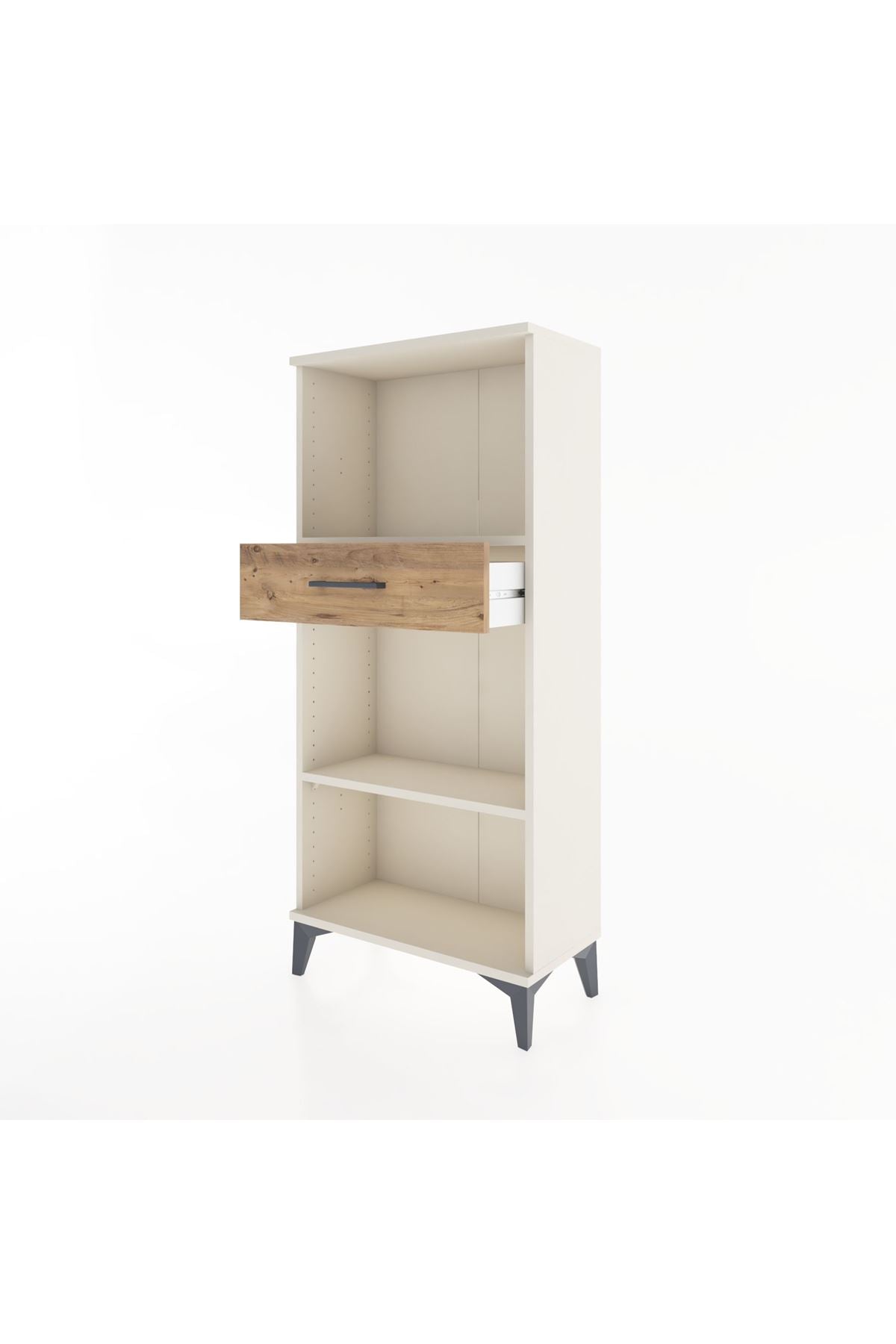 Hyperion Dolap 2 Raflı Tek Çekmeceli 60x44x134 - S50M044V3B