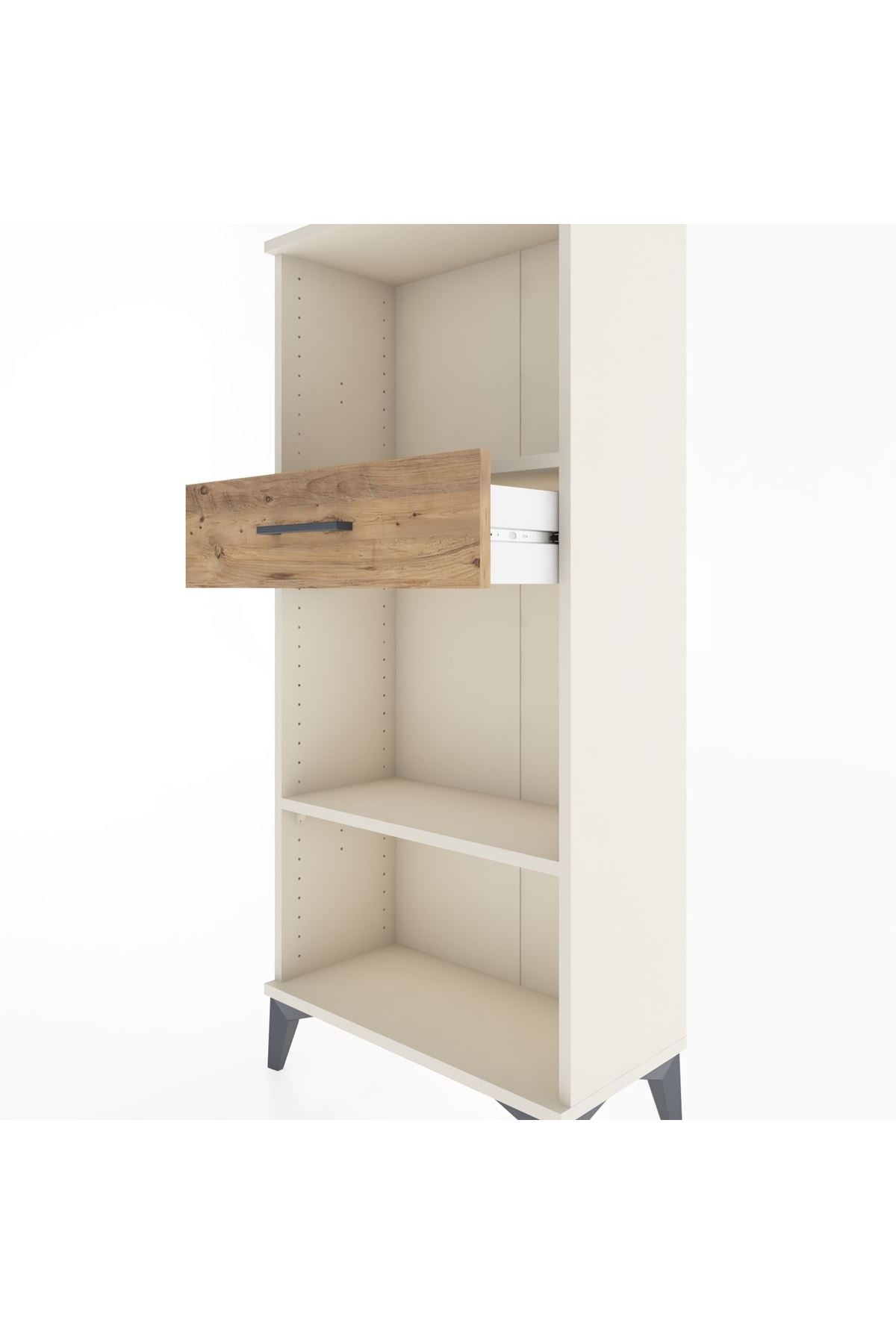 Hyperion Dolap 2 Raflı Tek Çekmeceli 60x44x134 - S50M044V3B