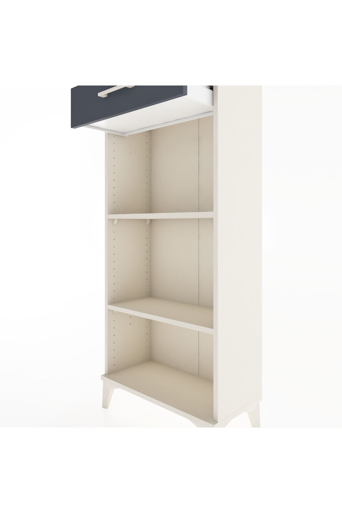 Hyperion Dolap 2 Raflı Tek Çekmeceli 60x44x134 - S50M045V2B