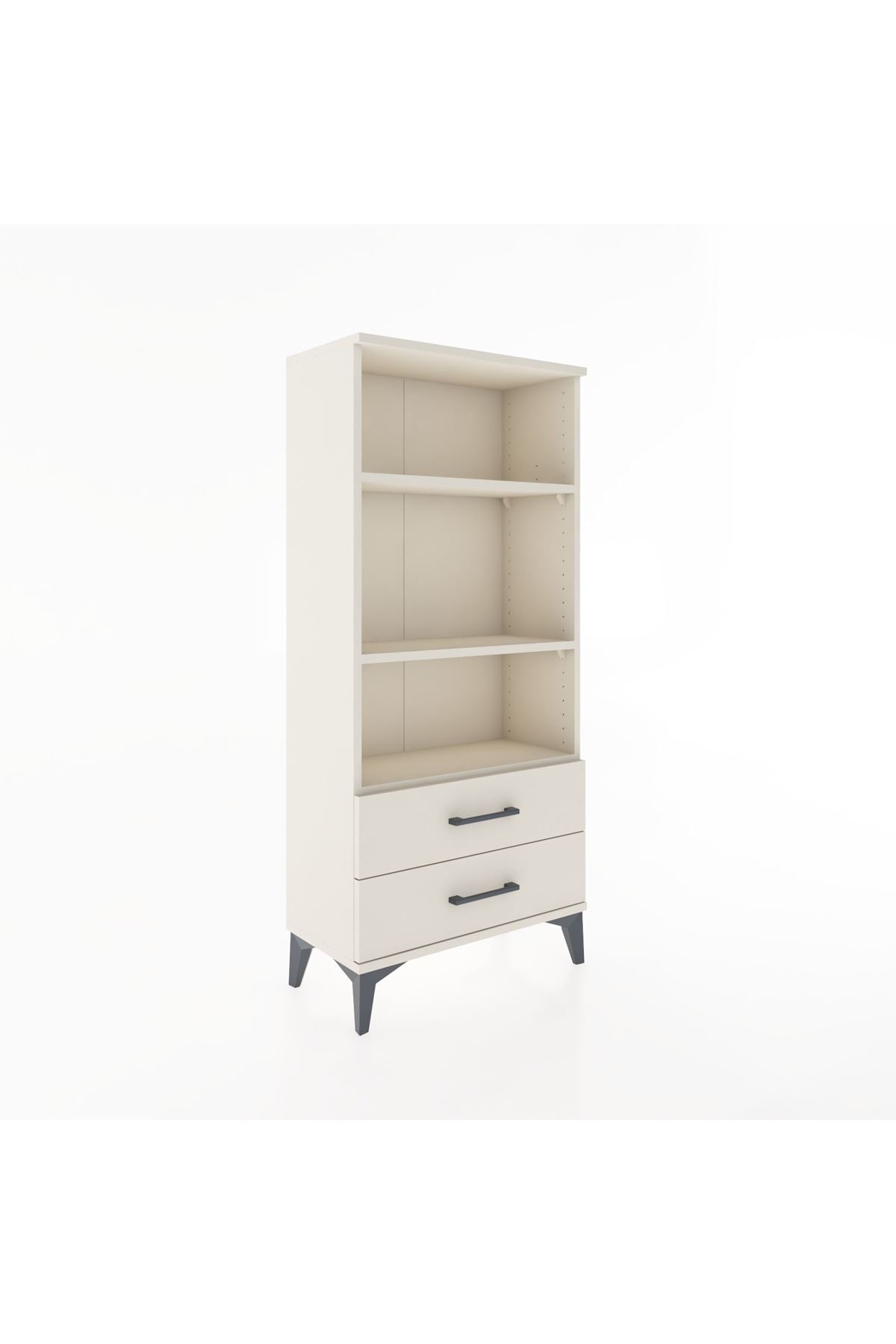 Hyperion Dolap 3 Raflı 2 Çekmeceli 60x44x134 - S50M046V1B