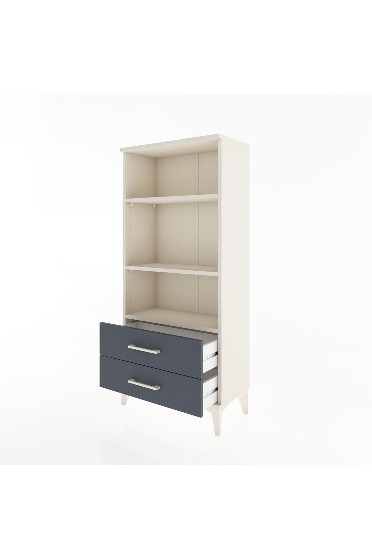 Hyperion Dolap 3 Raflı 2 Çekmeceli 60x44x134 - S50M046V2B