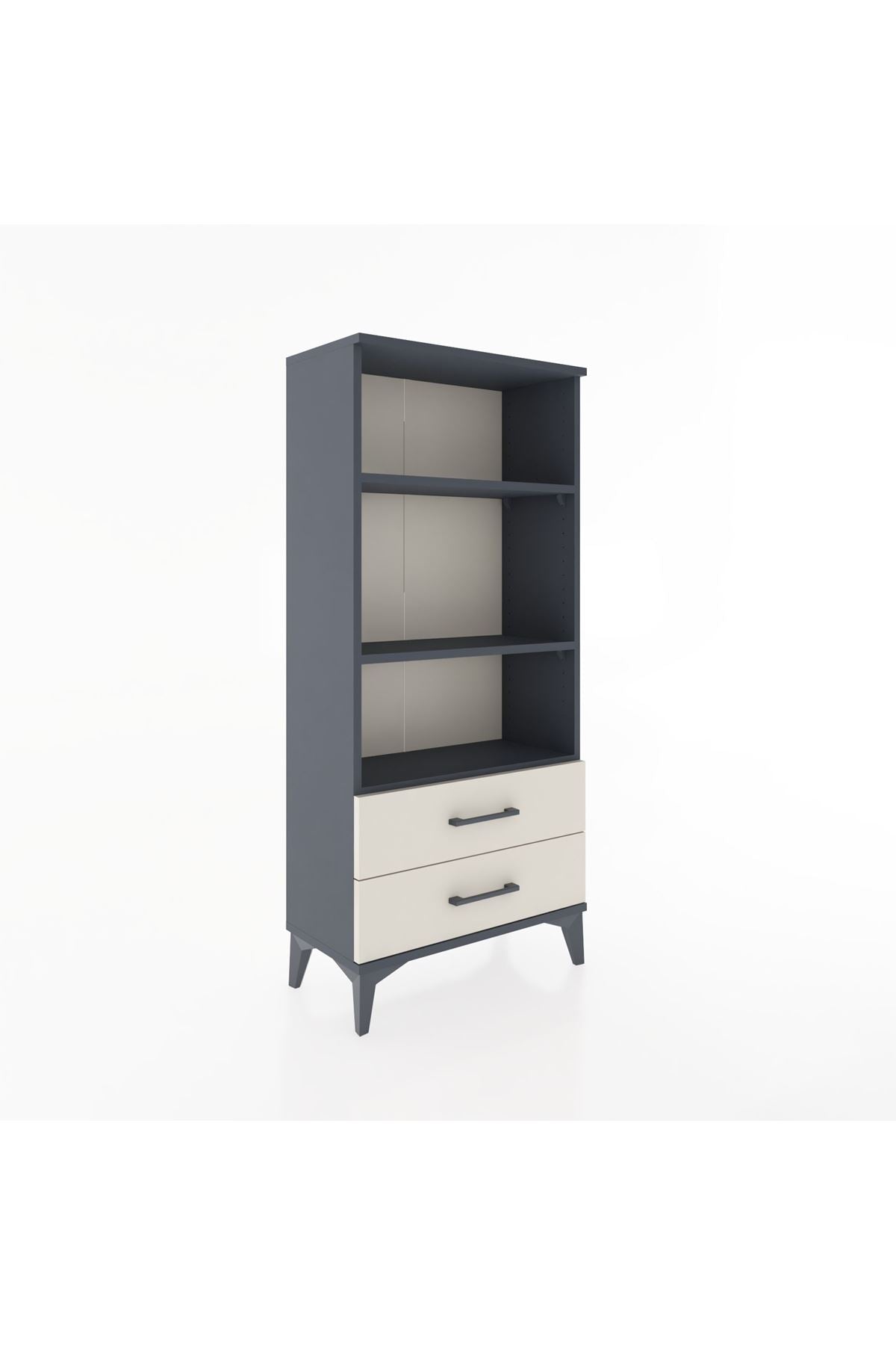 Hyperion Dolap 3 Raflı 2 Çekmeceli 60x44x134 - S50M046V4B
