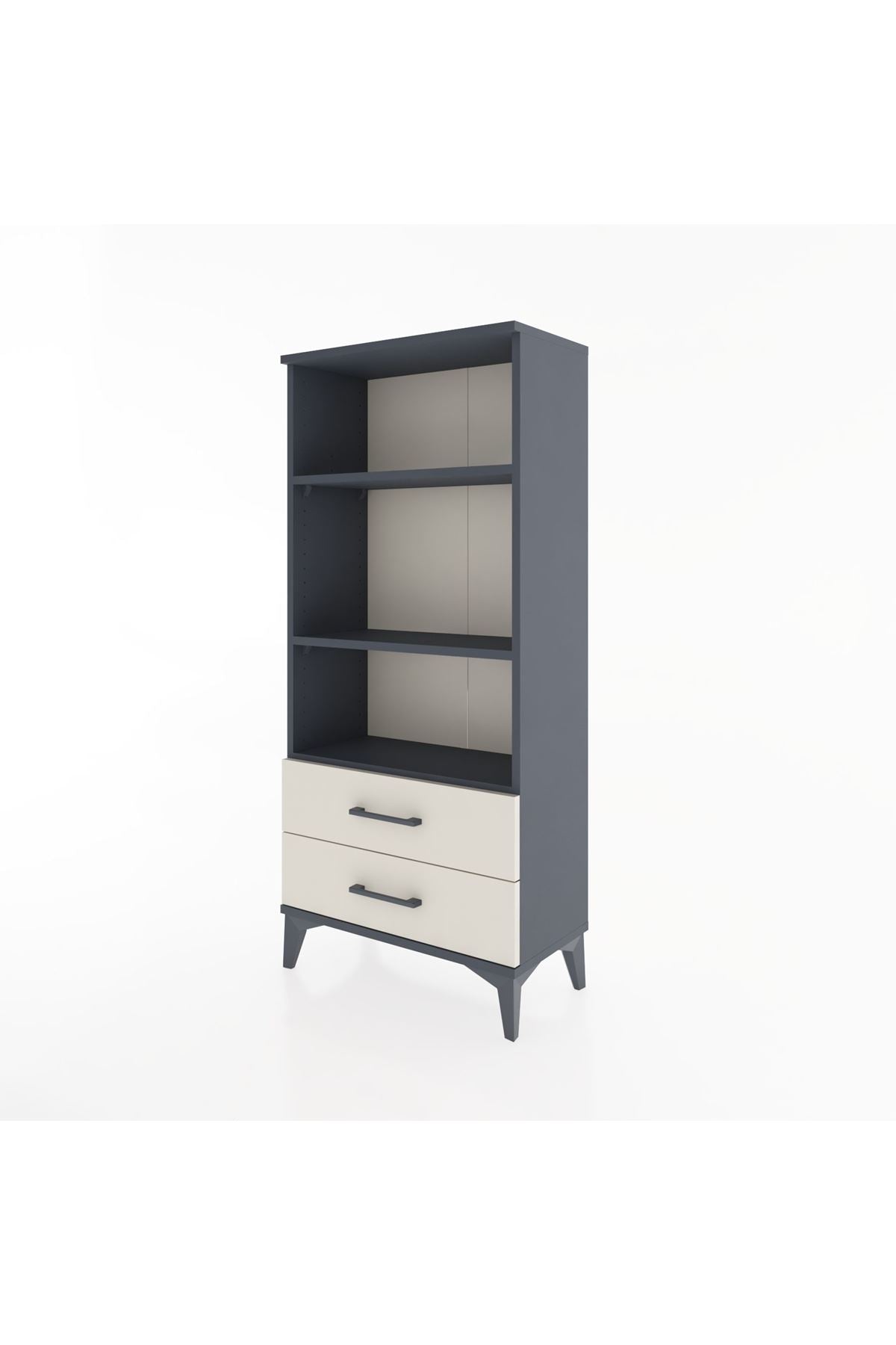 Hyperion Dolap 3 Raflı 2 Çekmeceli 60x44x134 - S50M046V4B