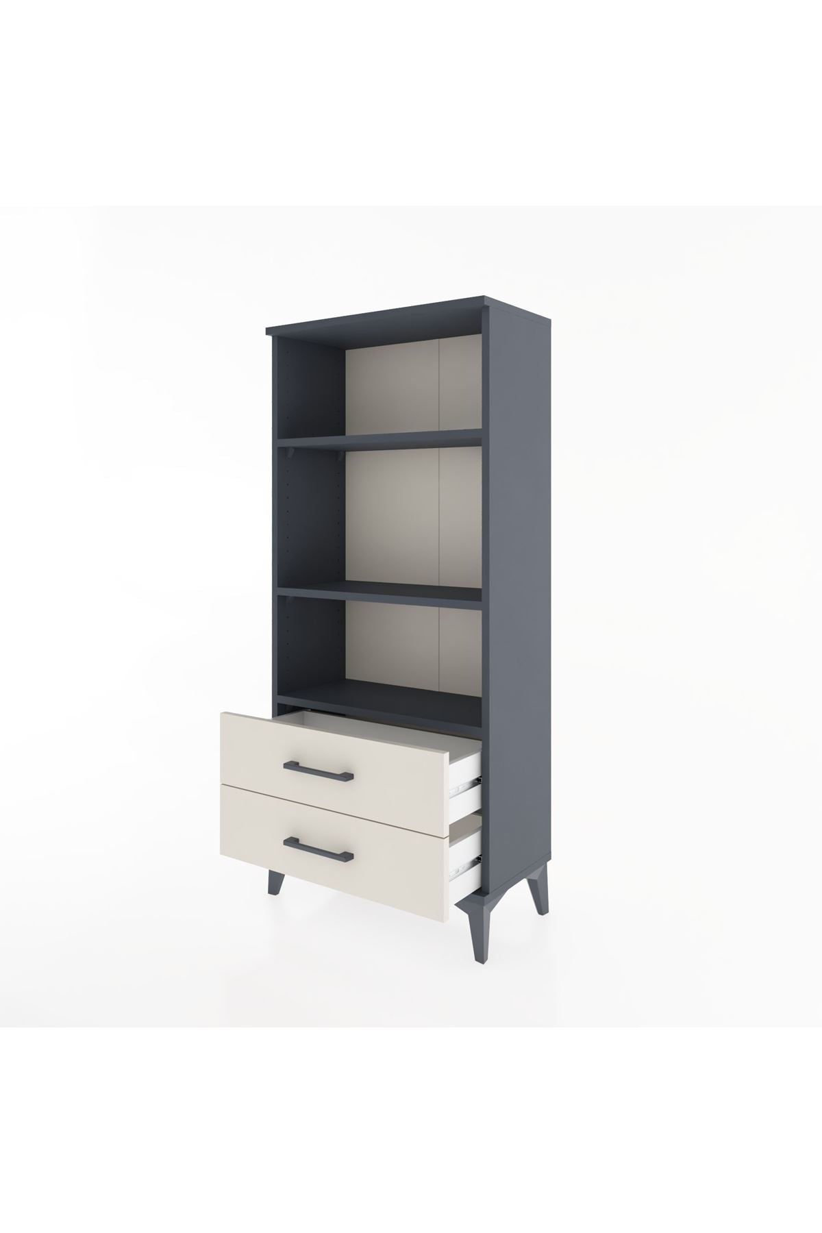 Hyperion Dolap 3 Raflı 2 Çekmeceli 60x44x134 - S50M046V4B