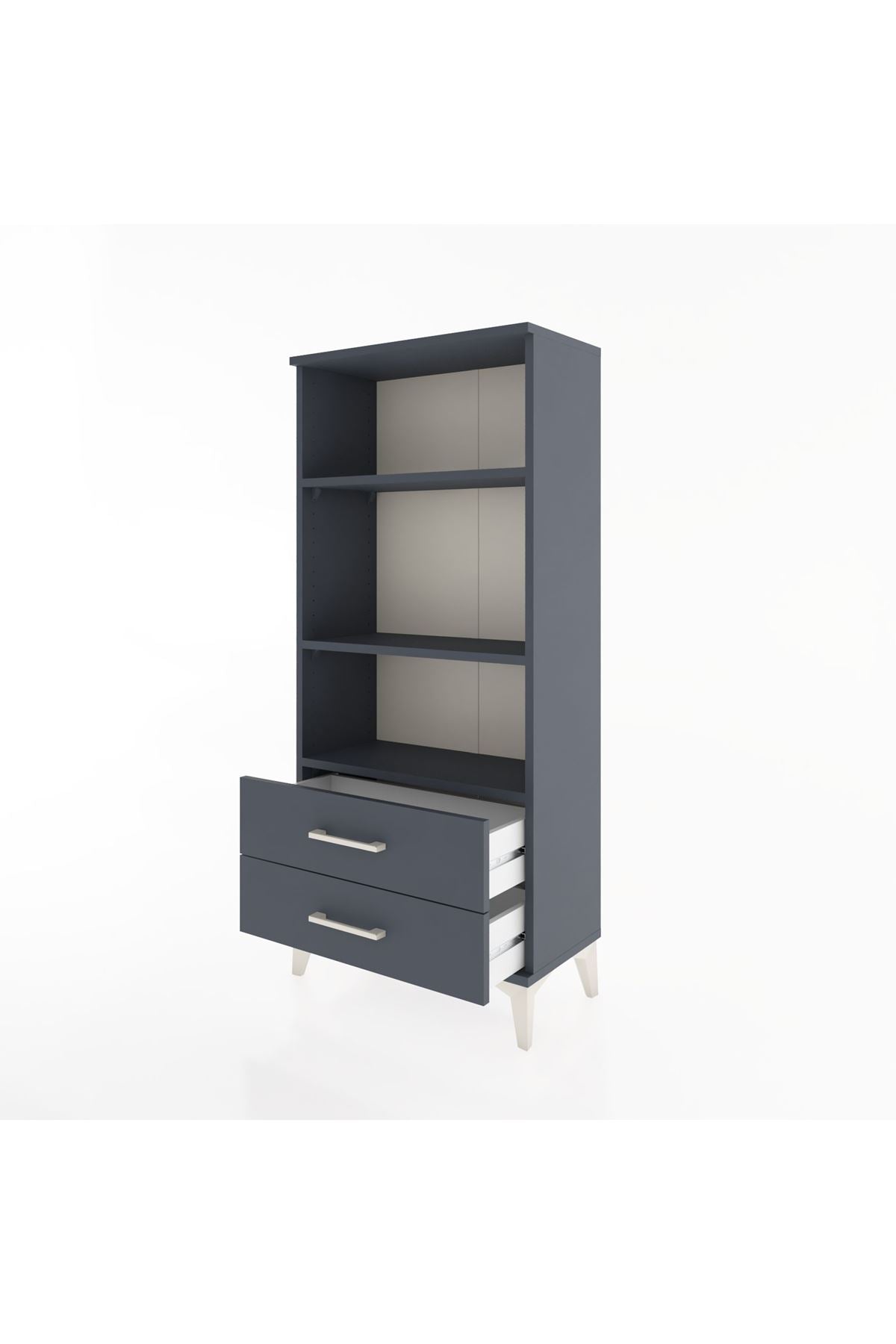 Hyperion Dolap 3 Raflı 2 Çekmeceli 60x44x134 - S50M046V5B