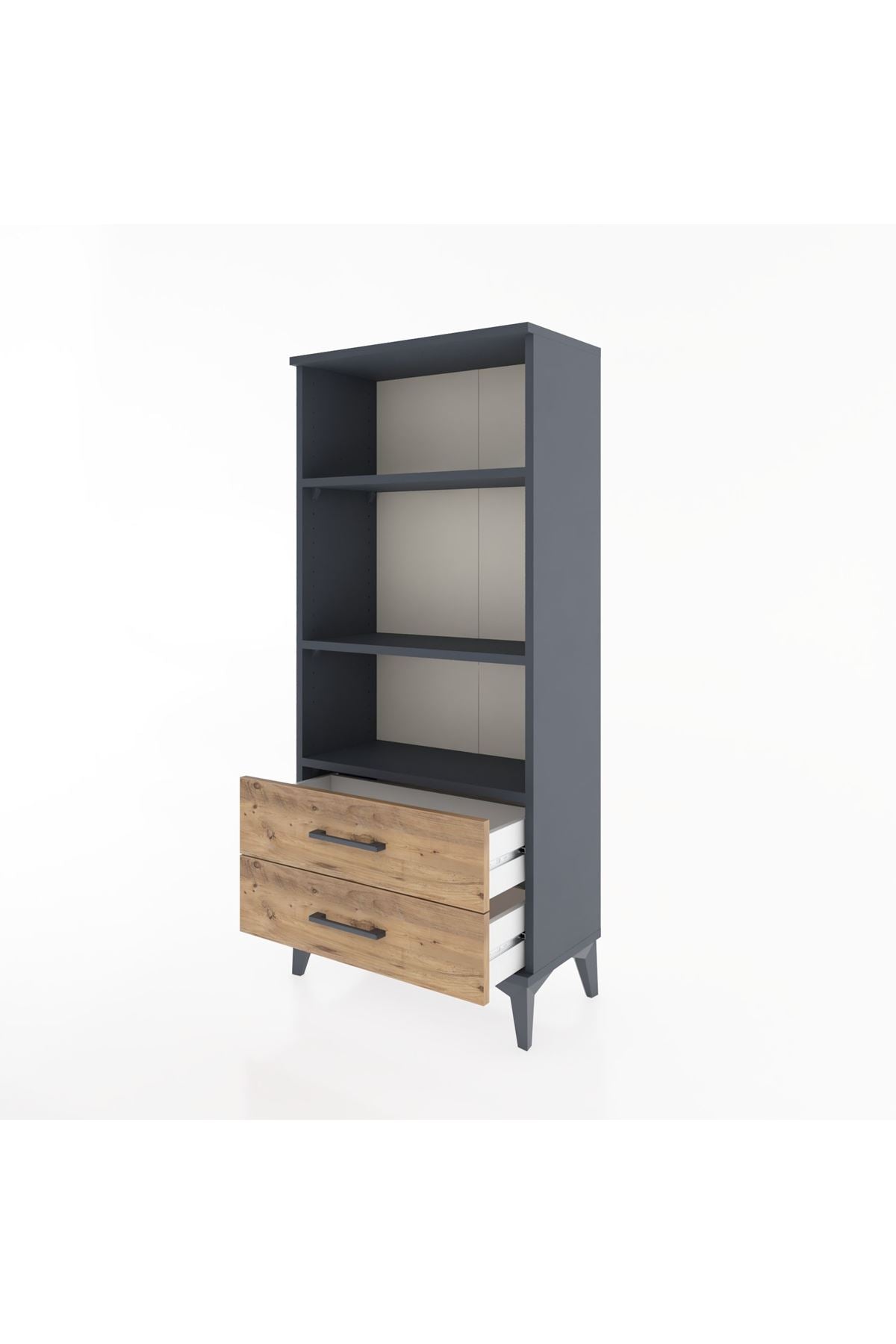 Hyperion Dolap 3 Raflı 2 Çekmeceli 60x44x134 - S50M046V6B