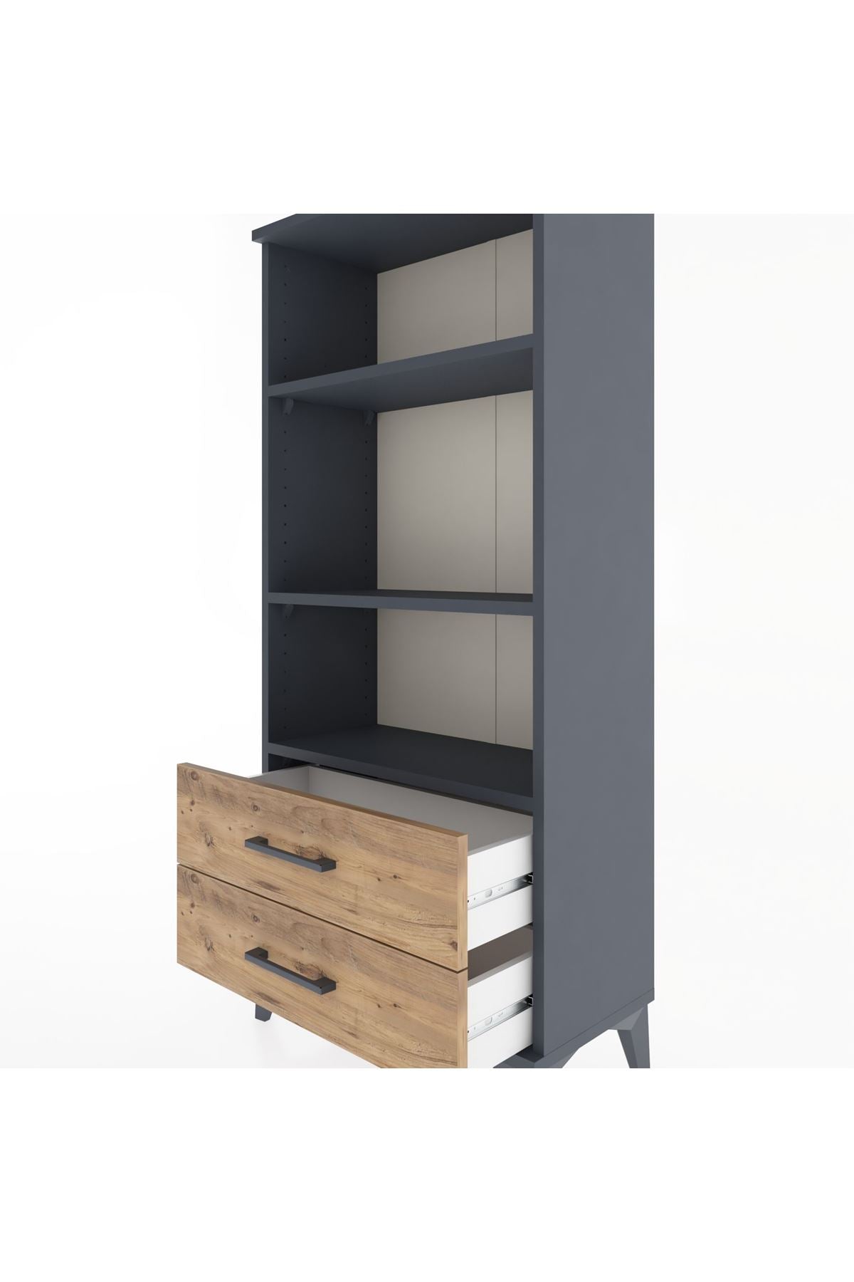 Hyperion Dolap 3 Raflı 2 Çekmeceli 60x44x134 - S50M046V6B
