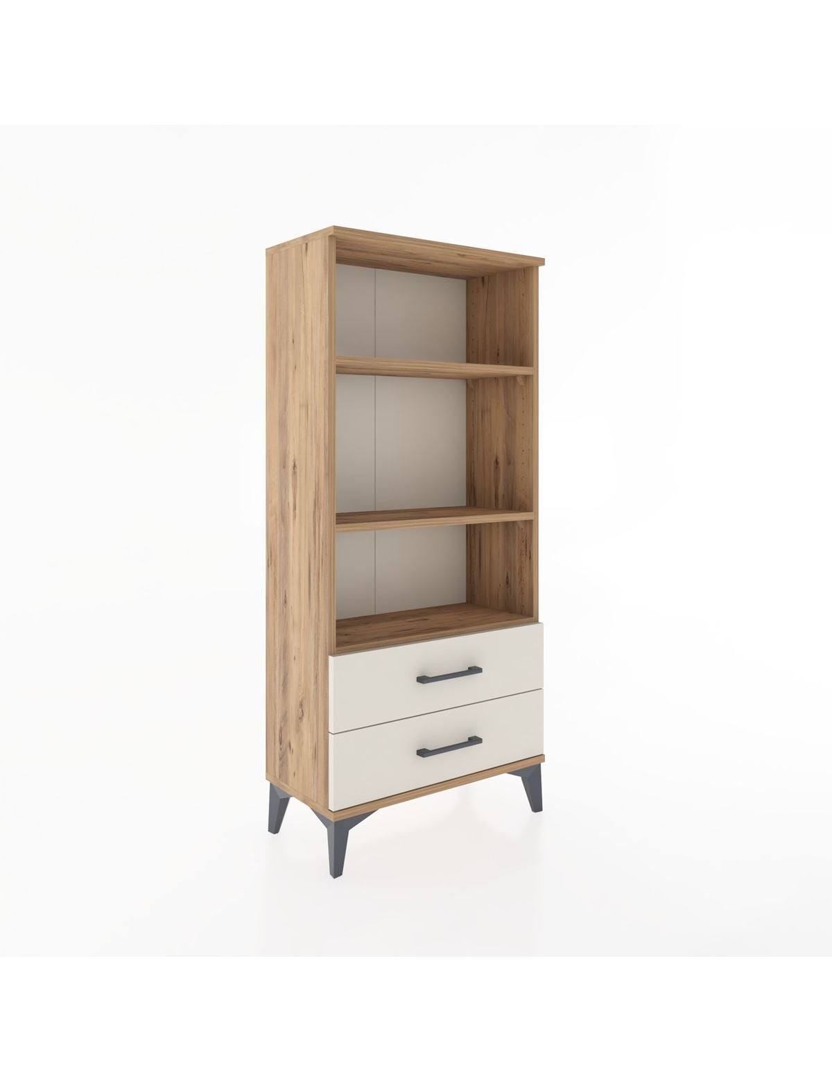 Hyperion Dolap 3 Raflı 2 Çekmeceli 60x44x134 - S50M046V7B