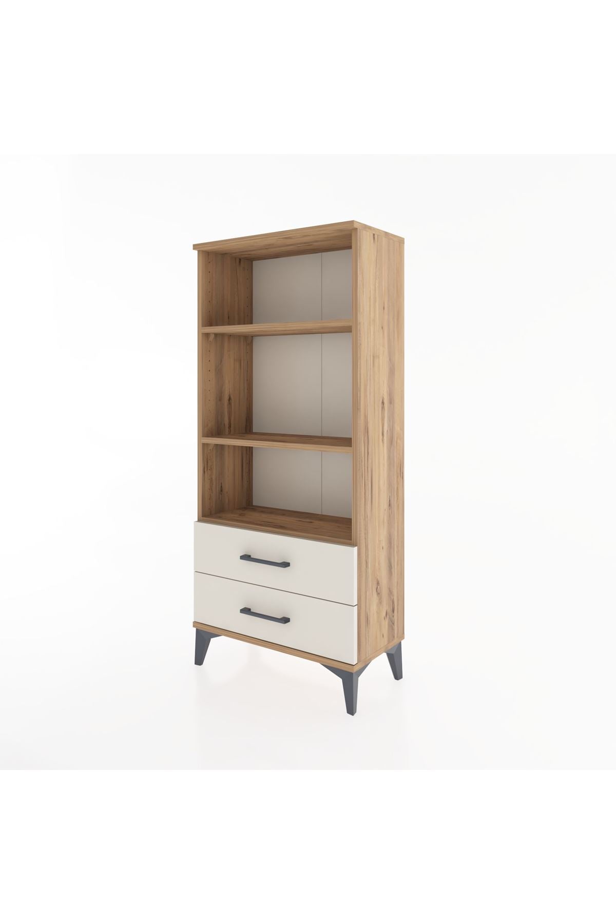 Hyperion Dolap 3 Raflı 2 Çekmeceli 60x44x134 - S50M046V7B
