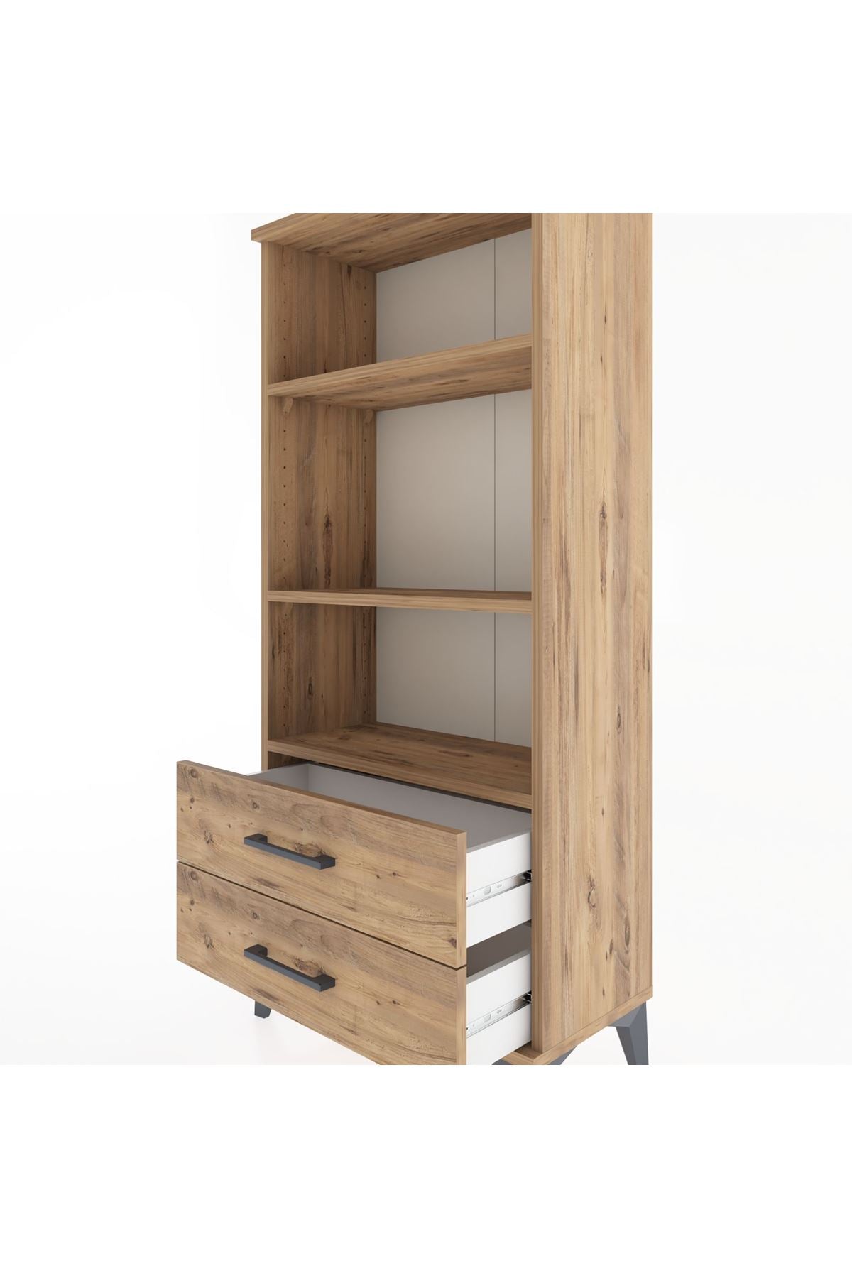Hyperion Dolap 3 Raflı 2 Çekmeceli 60x44x134 - S50M046V9B