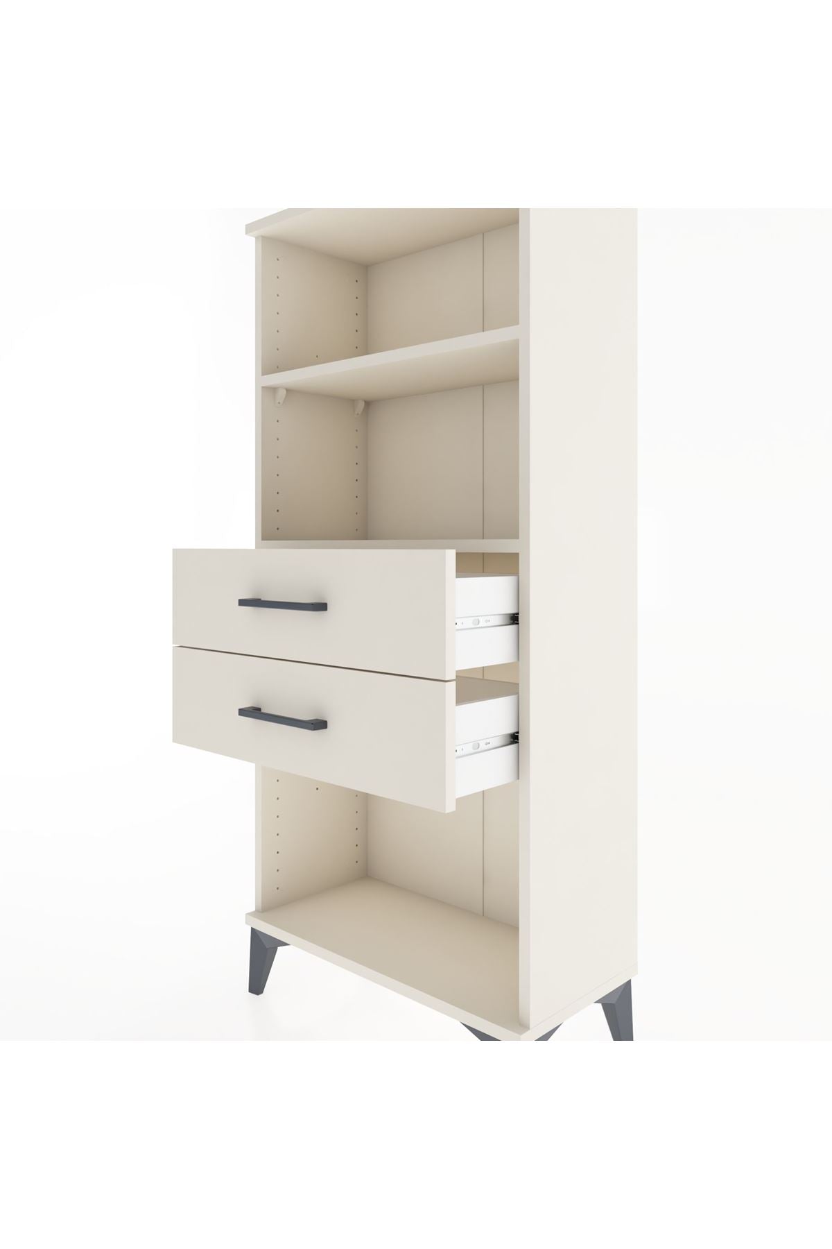 Hyperion Dolap 2 Raflı 2 Çekmeceli 60x44x134 - S50M047V1B