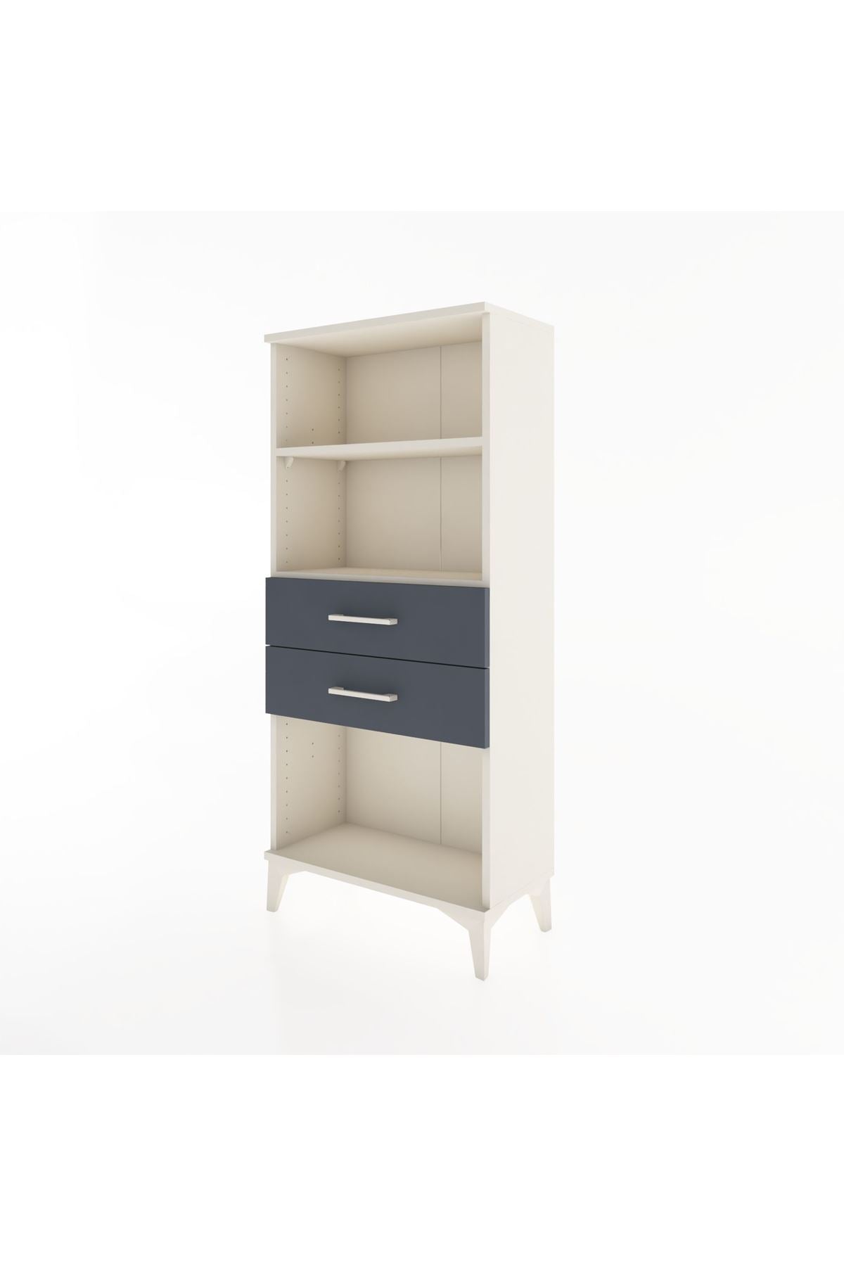 Hyperion Dolap 2 Raflı 2 Çekmeceli 60x44x134 - S50M047V2B