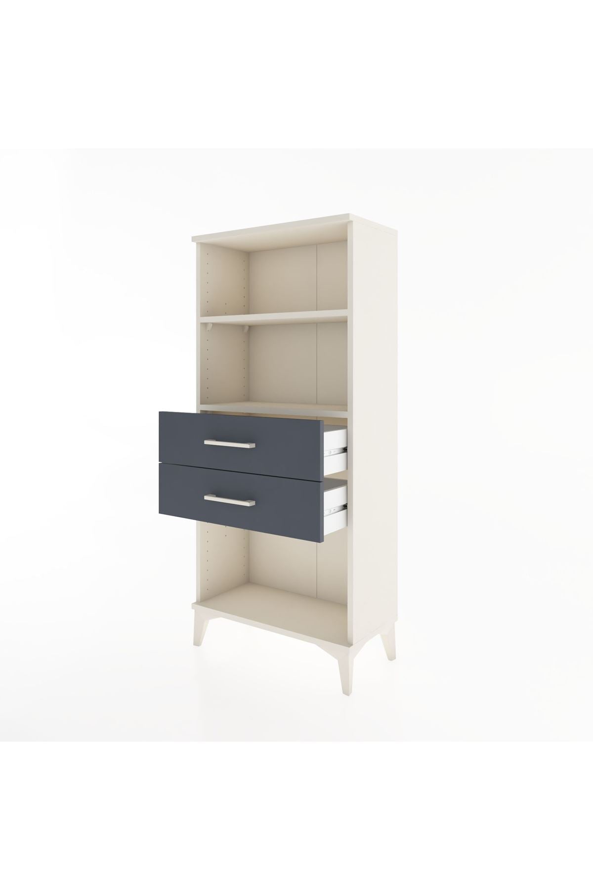 Hyperion Dolap 2 Raflı 2 Çekmeceli 60x44x134 - S50M047V2B