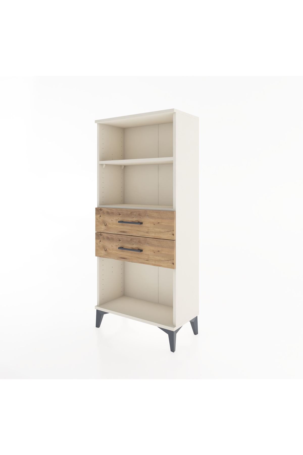 Hyperion Dolap 2 Raflı 2 Çekmeceli 60x44x134 - S50M047V3B