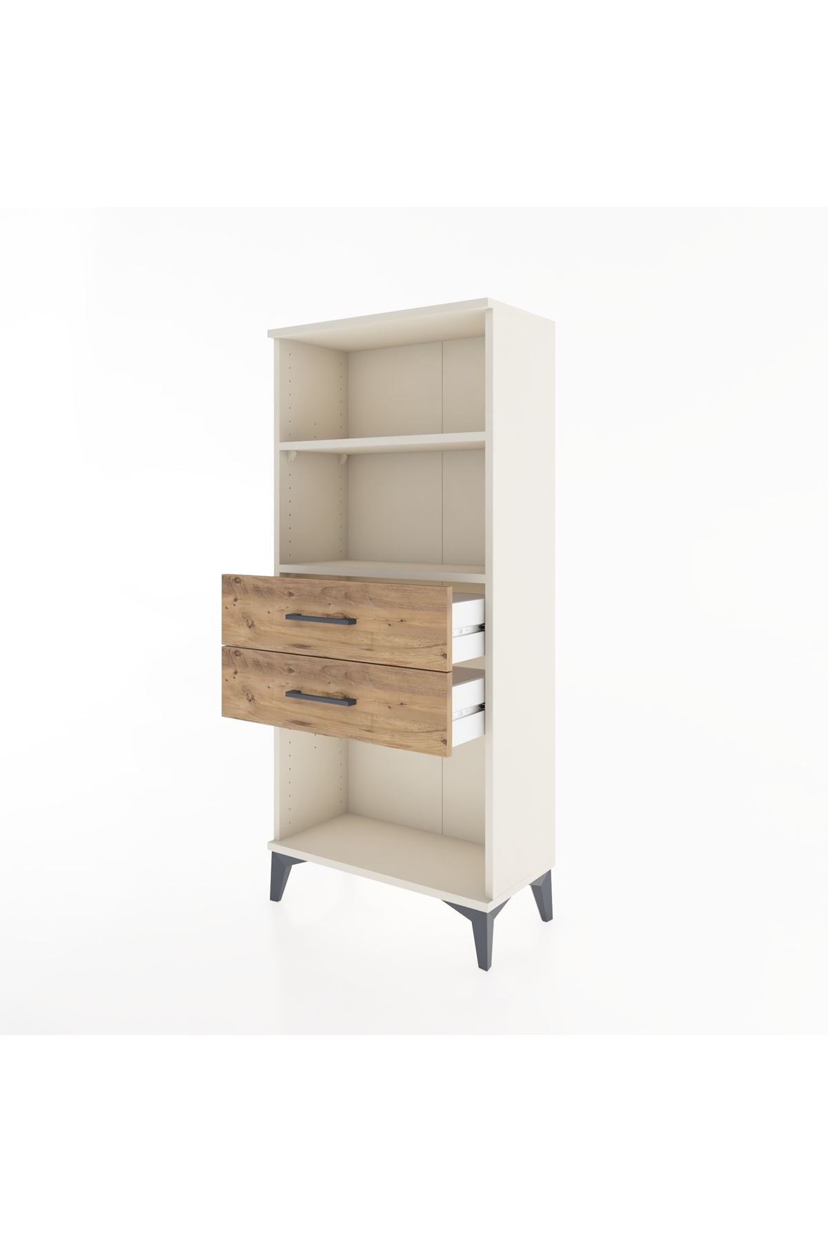 Hyperion Dolap 2 Raflı 2 Çekmeceli 60x44x134 - S50M047V3B