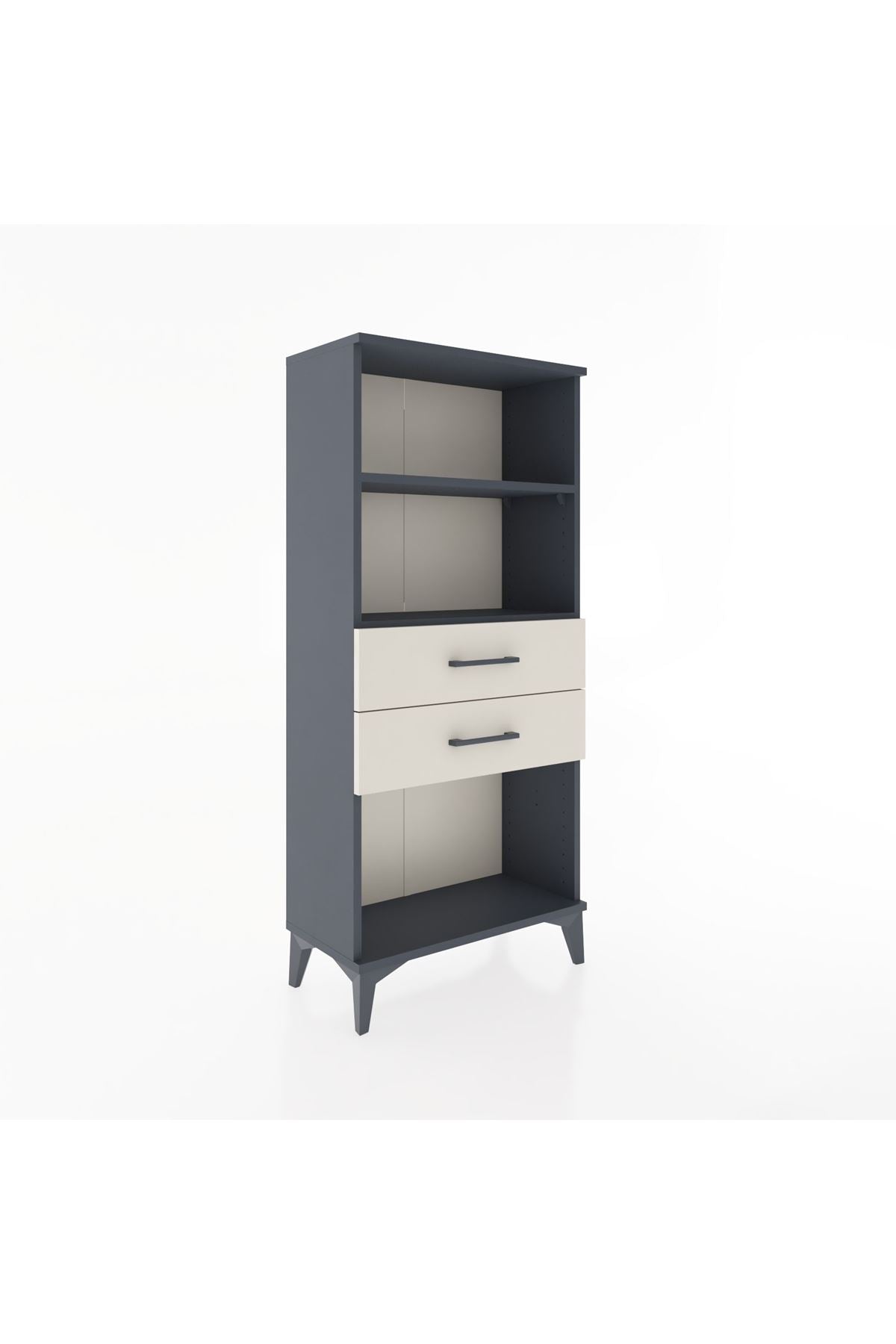 Hyperion Dolap 2 Raflı 2 Çekmeceli 60x44x134 - S50M047V4B