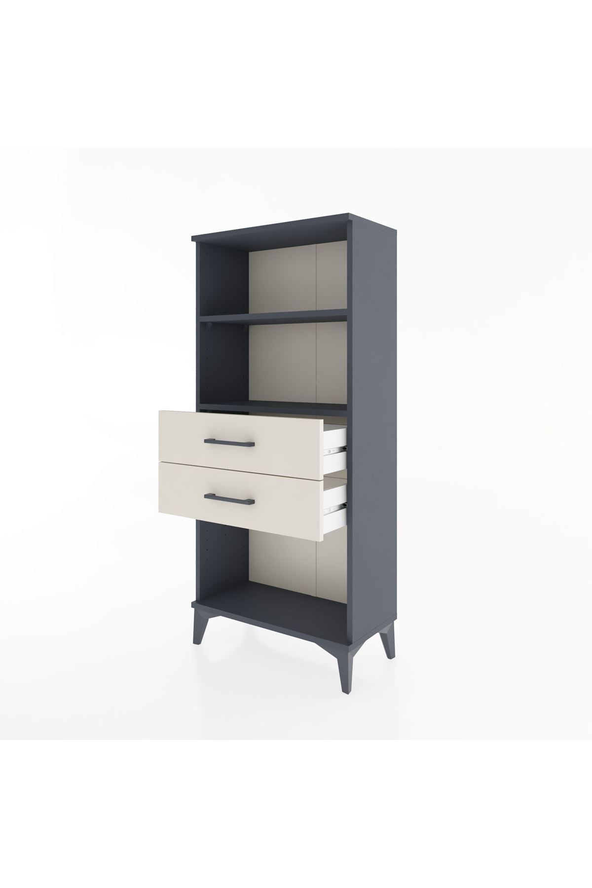 Hyperion Dolap 2 Raflı 2 Çekmeceli 60x44x134 - S50M047V4B