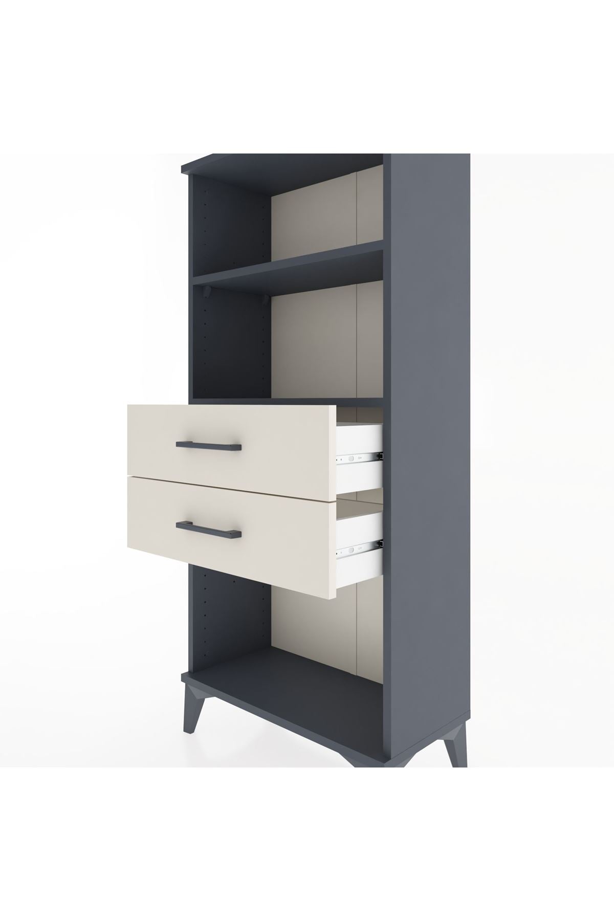Hyperion Dolap 2 Raflı 2 Çekmeceli 60x44x134 - S50M047V4B