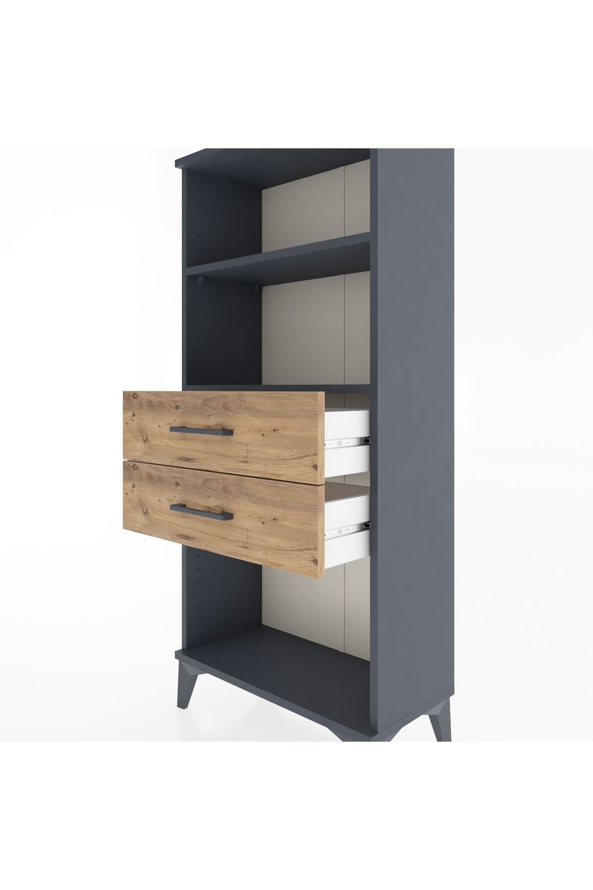 Hyperion Dolap 2 Raflı 2 Çekmeceli 60x44x134 - S50M047V6B