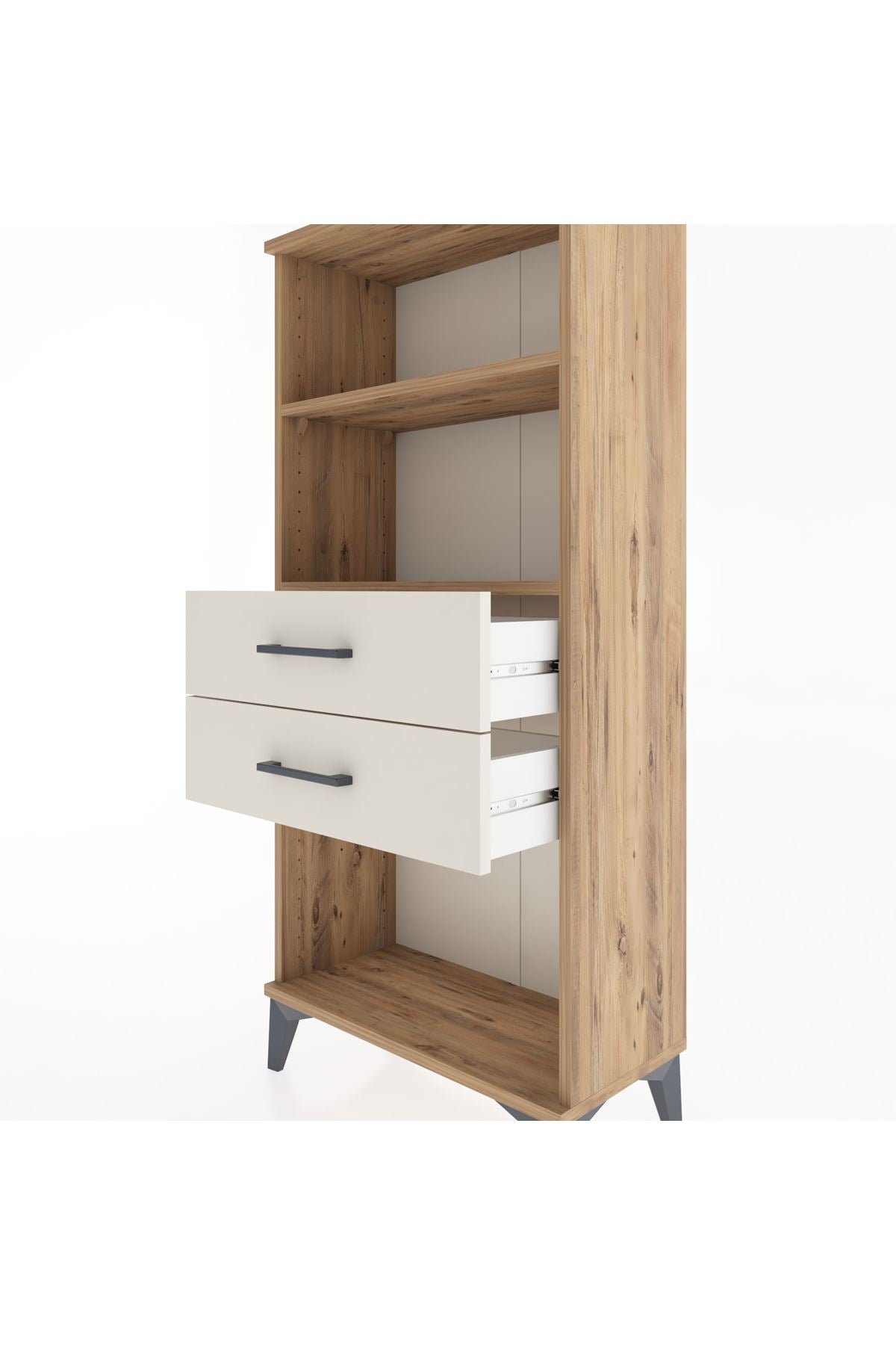 Hyperion Dolap 2 Raflı 2 Çekmeceli 60x44x134 - S50M047V7B