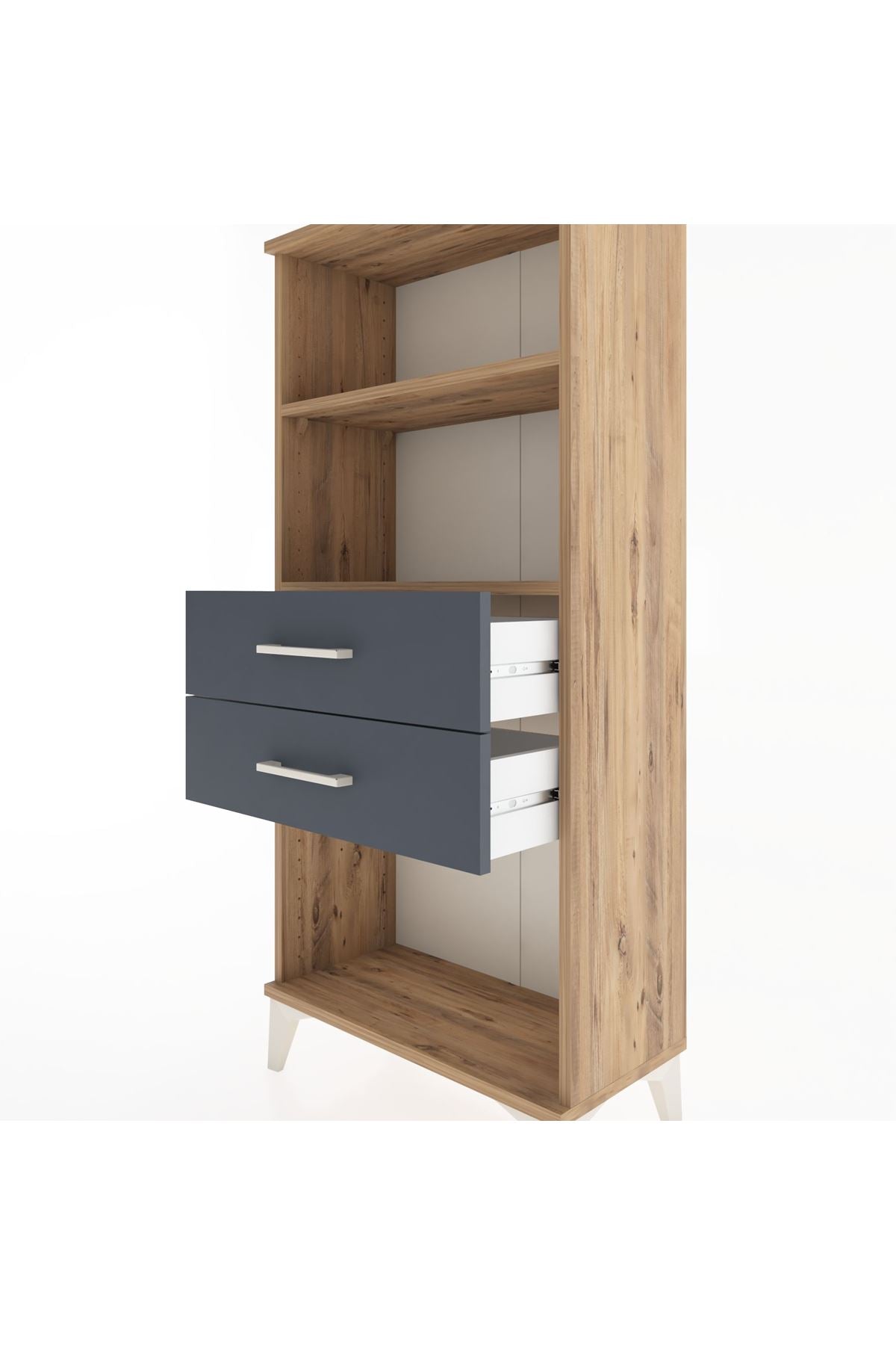 Hyperion Dolap 2 Raflı 2 Çekmeceli 60x44x134 - S50M047V8B
