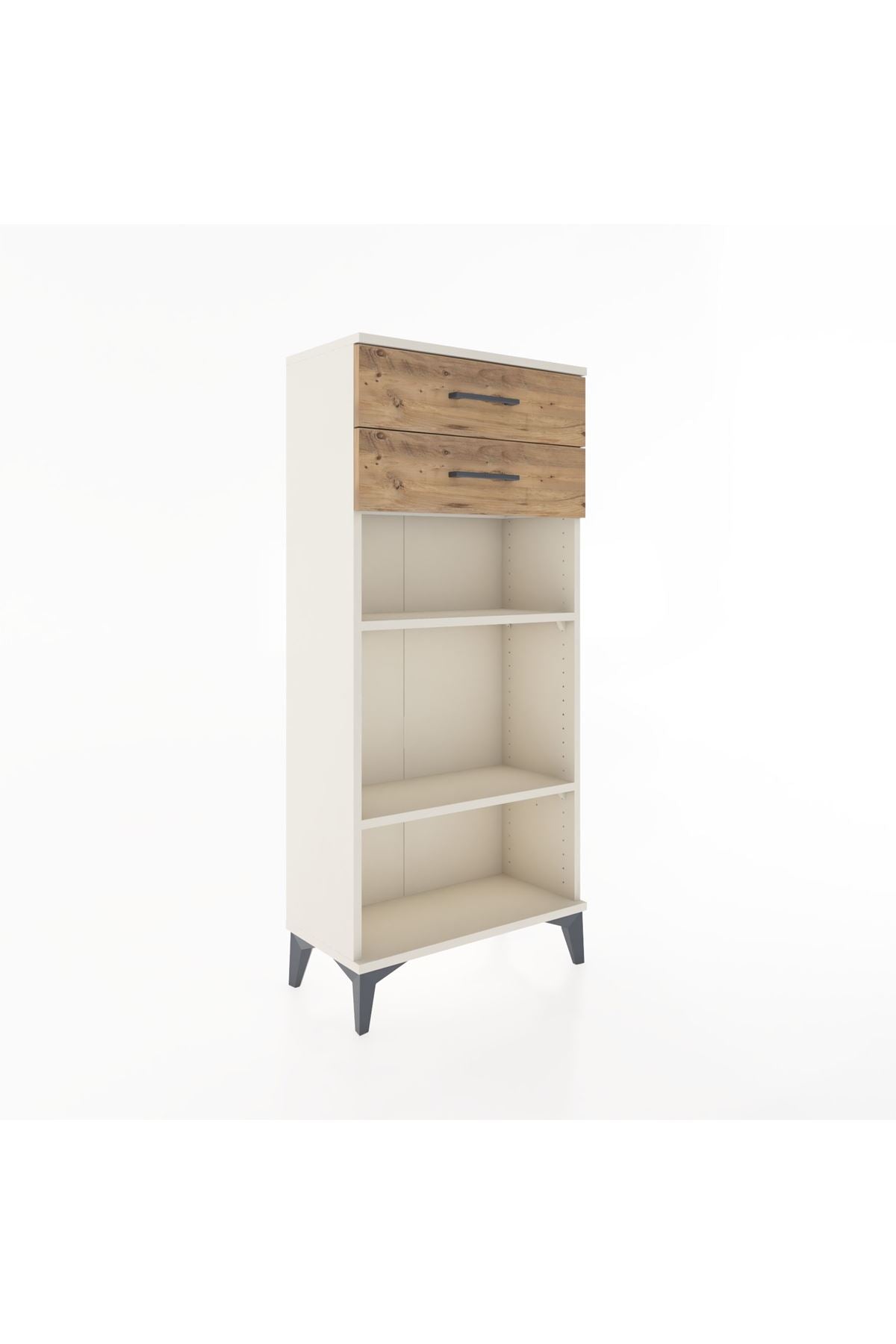 Hyperion Dolap 2 Raflı 2 Çekmeceli 60x44x134 - S50M048V3B