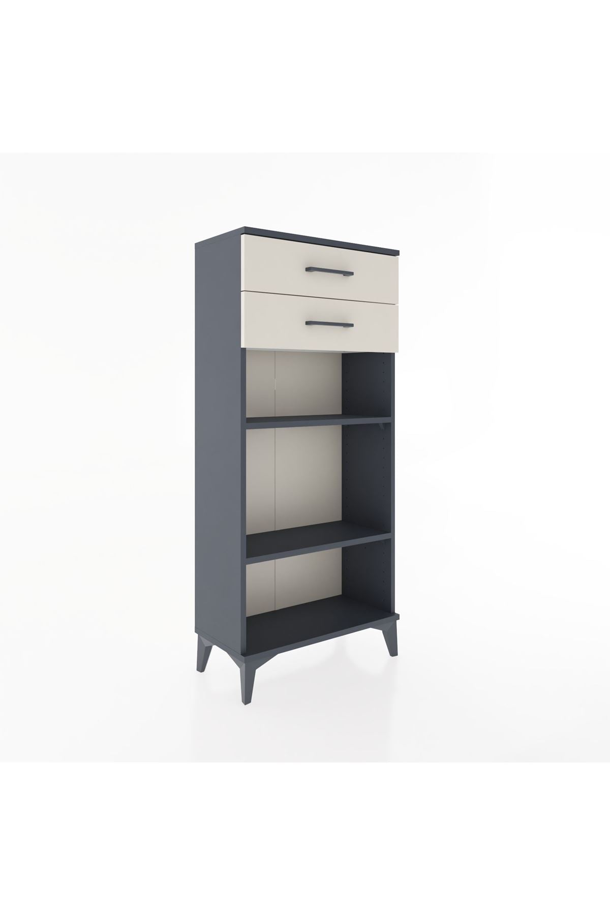 Hyperion Dolap 2 Raflı 2 Çekmeceli 60x44x134 - S50M048V4B