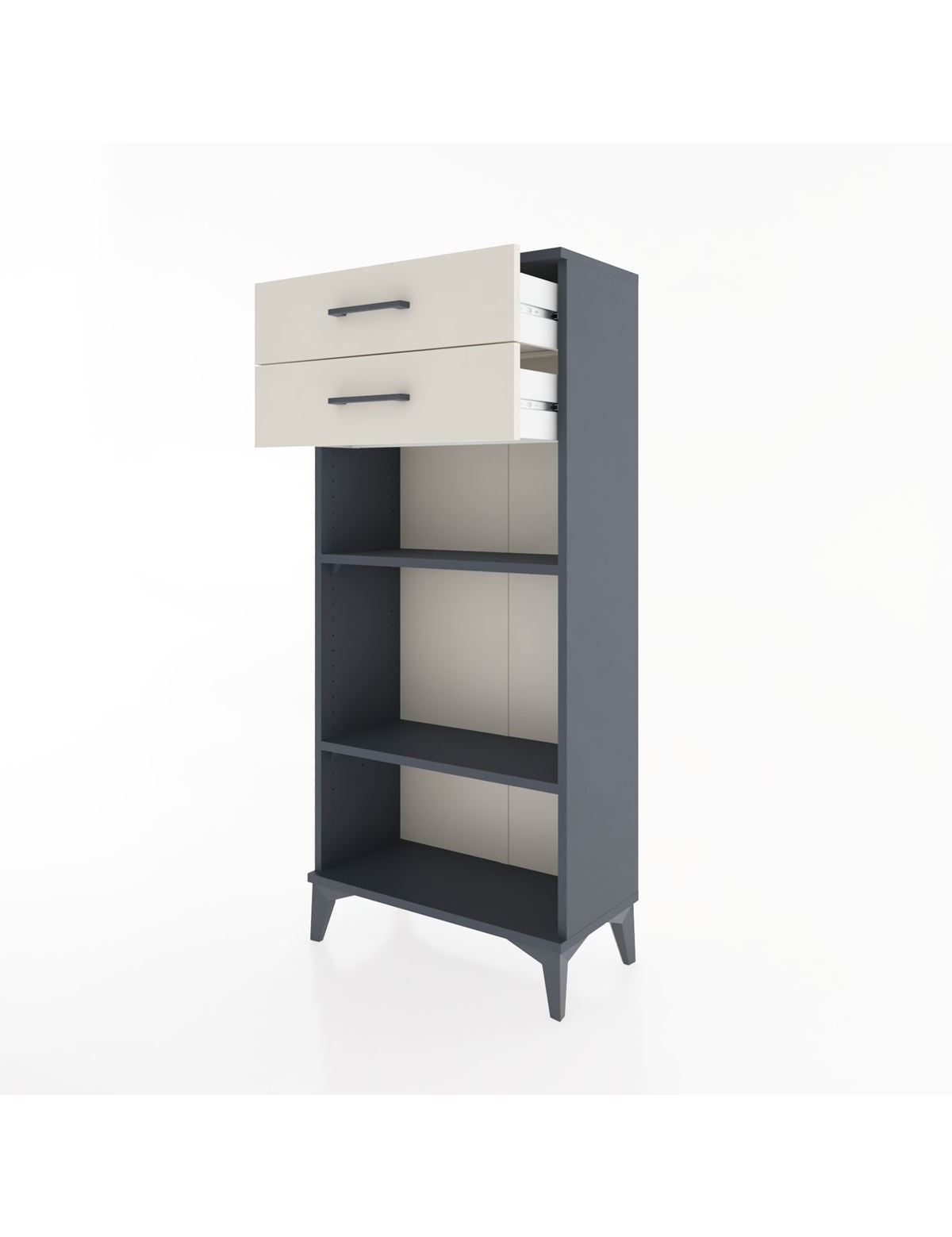 Hyperion Dolap 2 Raflı 2 Çekmeceli 60x44x134 - S50M048V4B