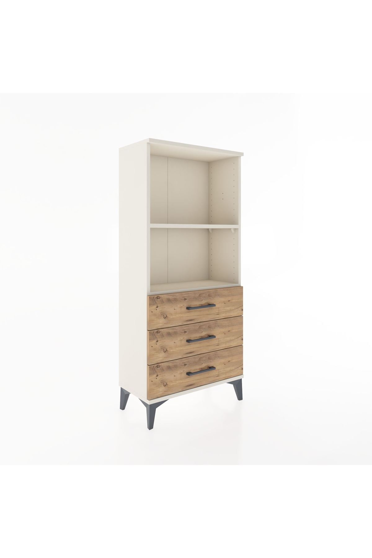 Hyperion Dolap 2 Raflı 3 Çekmeceli 60x44x134 - S50M049V3B