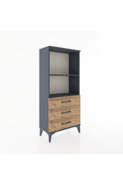 Hyperion Dolap 2 Raflı 3 Çekmeceli 60x44x134 - S50M049V6B
