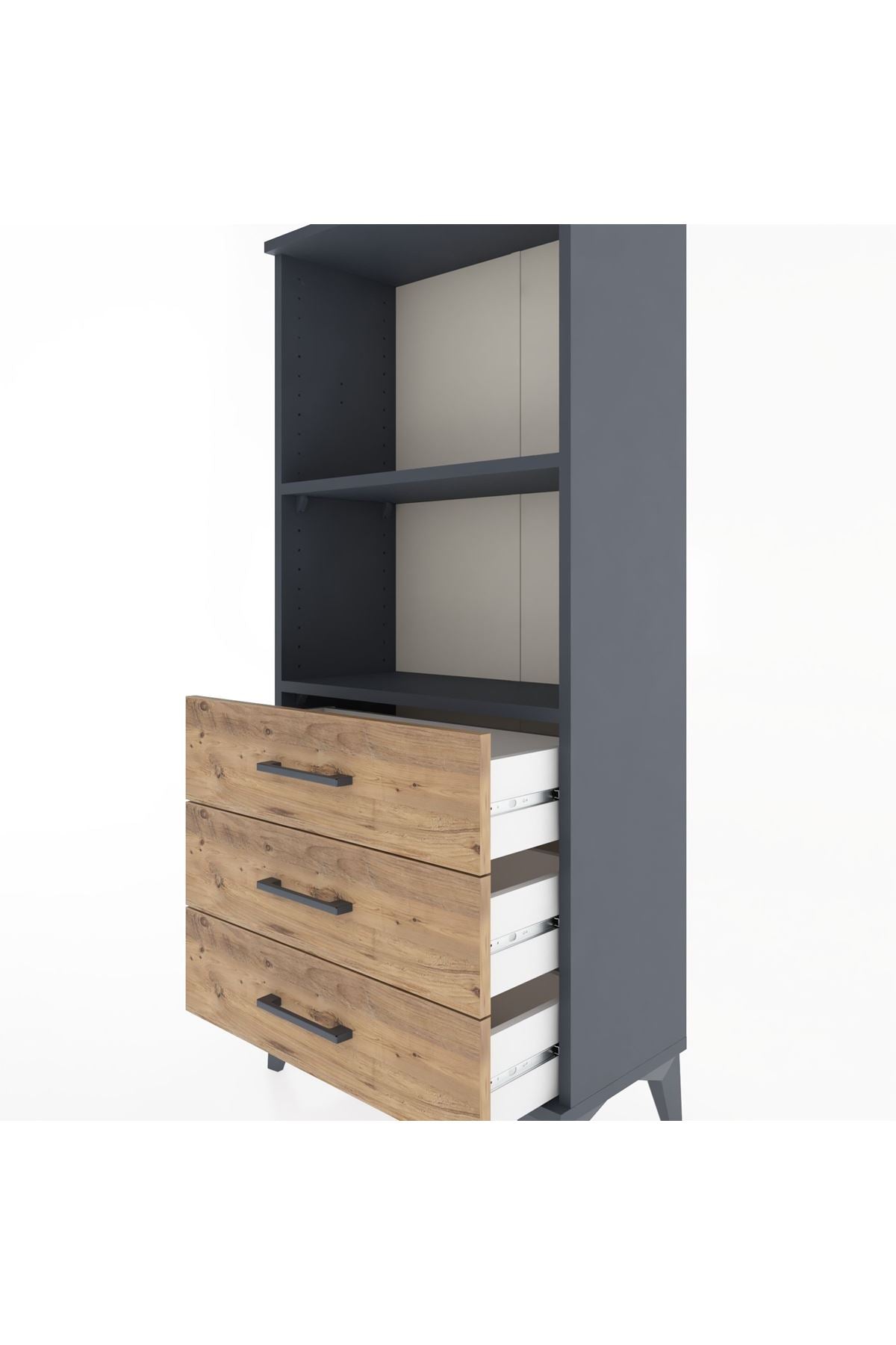 Hyperion Dolap 2 Raflı 3 Çekmeceli 60x44x134 - S50M049V6B
