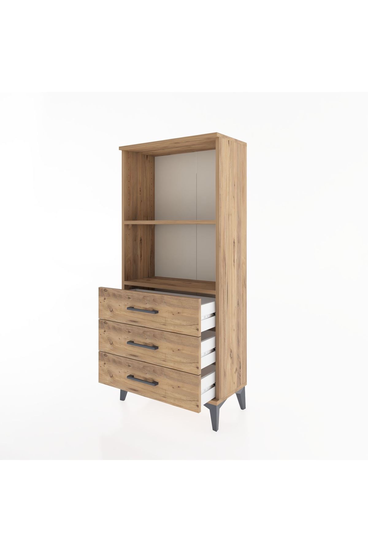 Hyperion Dolap 2 Raflı 3 Çekmeceli 60x44x134 - S50M049V9B