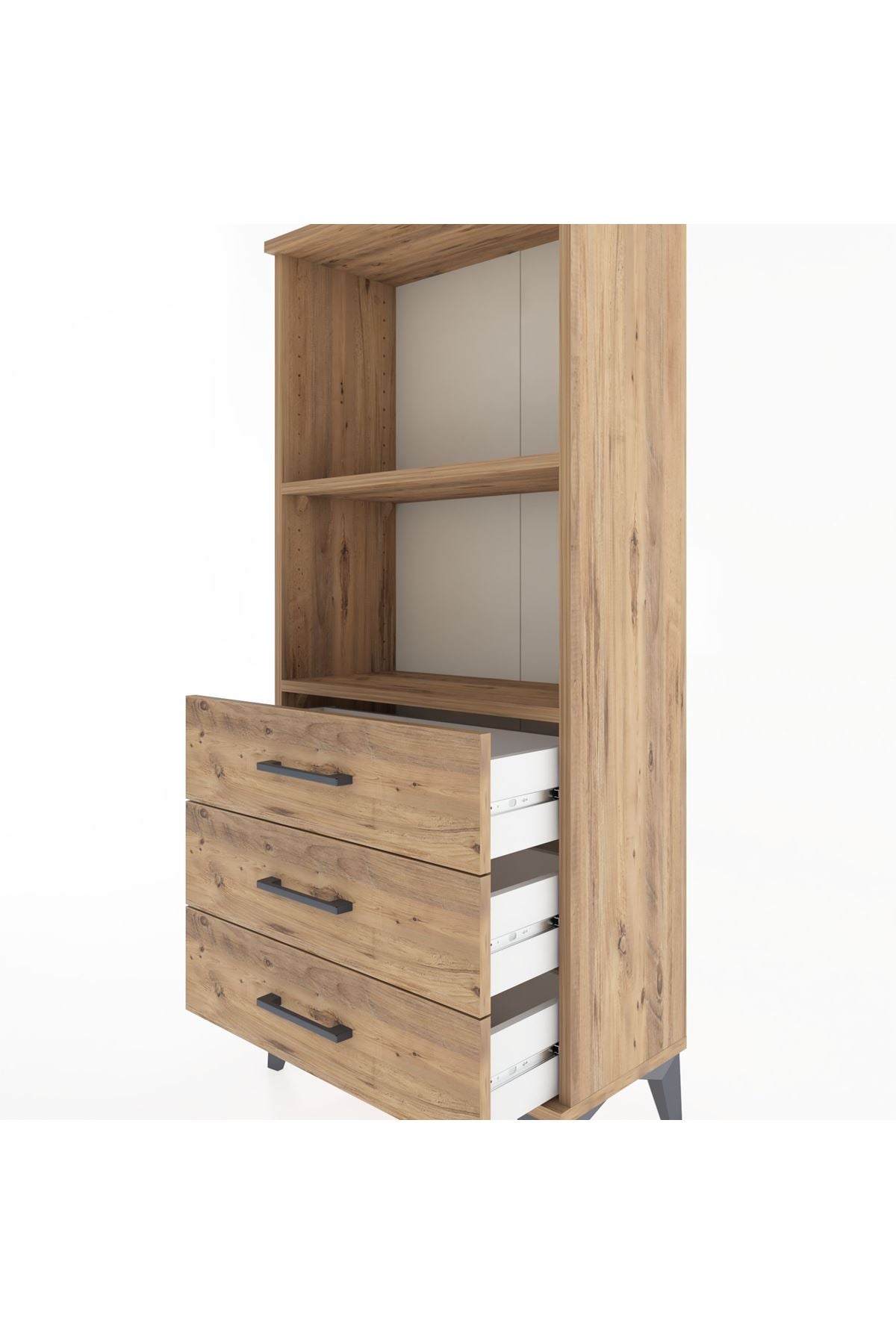 Hyperion Dolap 2 Raflı 3 Çekmeceli 60x44x134 - S50M049V9B
