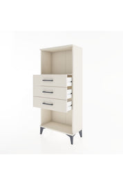 Hyperion Dolap Tek Raflı 3 Çekmeceli 60x44x134 - S50M051V1B