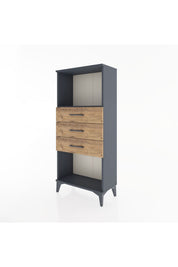 Hyperion Dolap Tek Raflı 3 Çekmeceli 60x44x134 - S50M051V6B